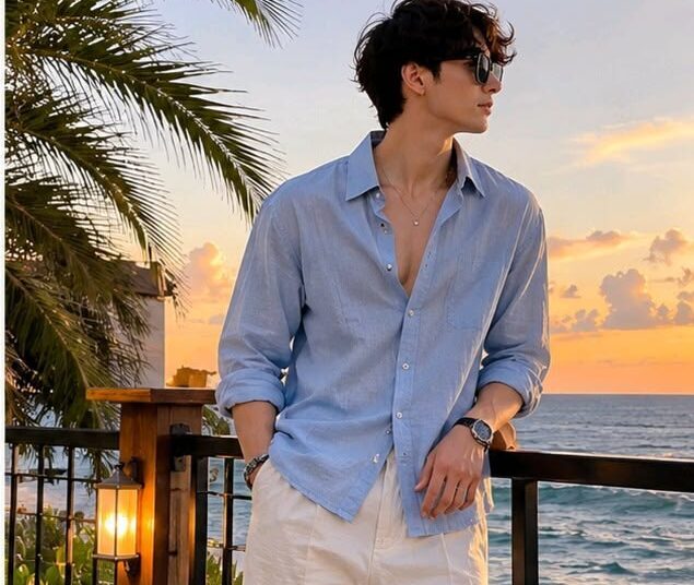 effortless summer linen outfit for boys trendy outfit ideas 2026